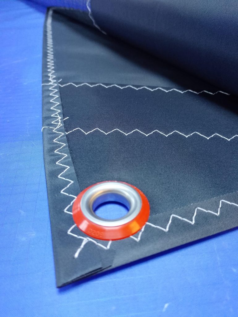 dinghy mainsail clew eye
