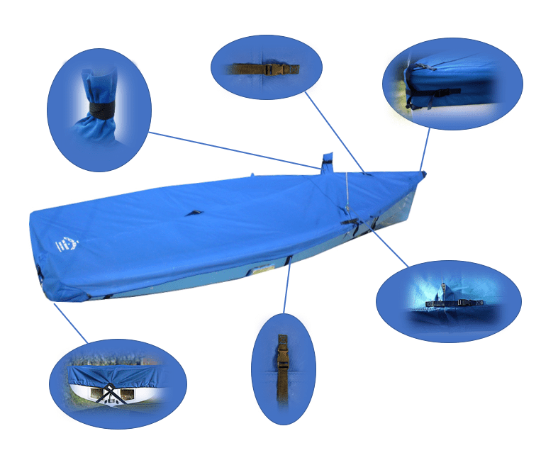 Blaze Flat Mast Up Hybrid Polycotton Cover